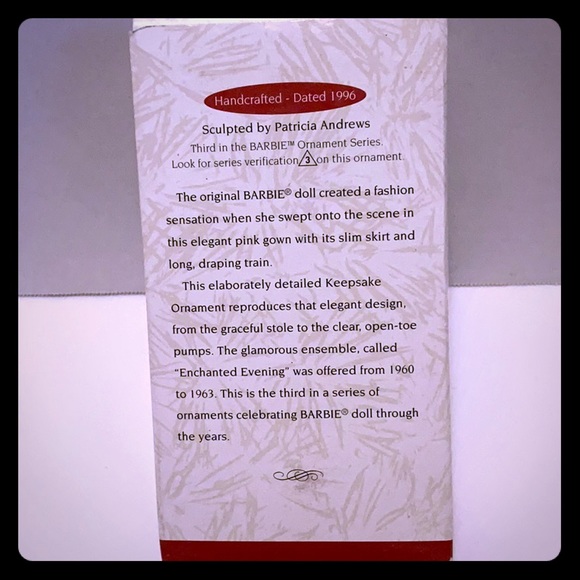 Hallmark Keepsake Enchanted Evening Barbie Doll - Picture 8 of 12